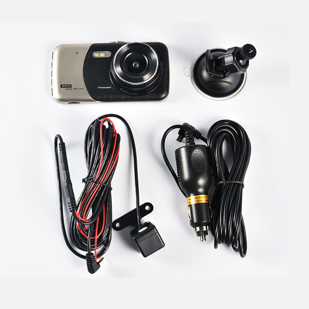 1080P Car Dash Camera Dual Front and Rear Video DVR Recorder Night Vision Kit 13