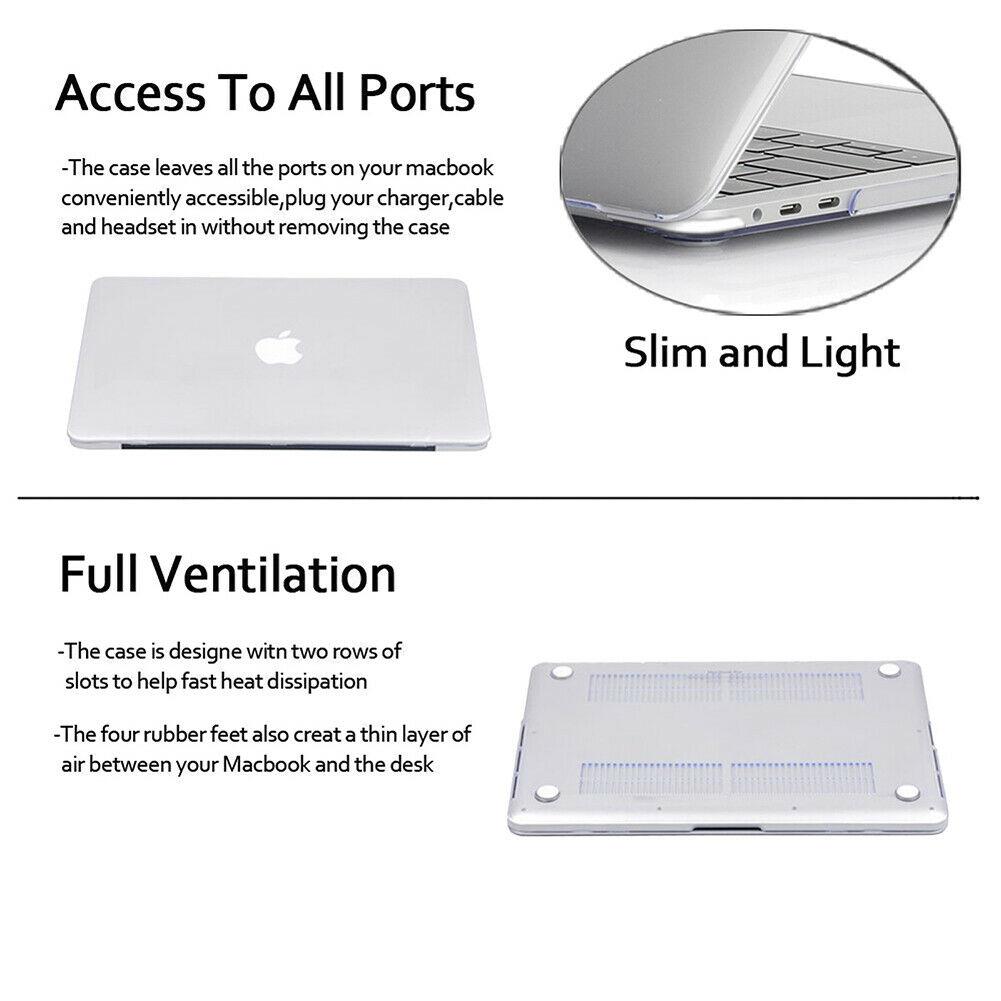 Premium High Quality 13.3'' Crystal Clear Case for 2021 New Macbook Air A2337 A2179 A1932 7