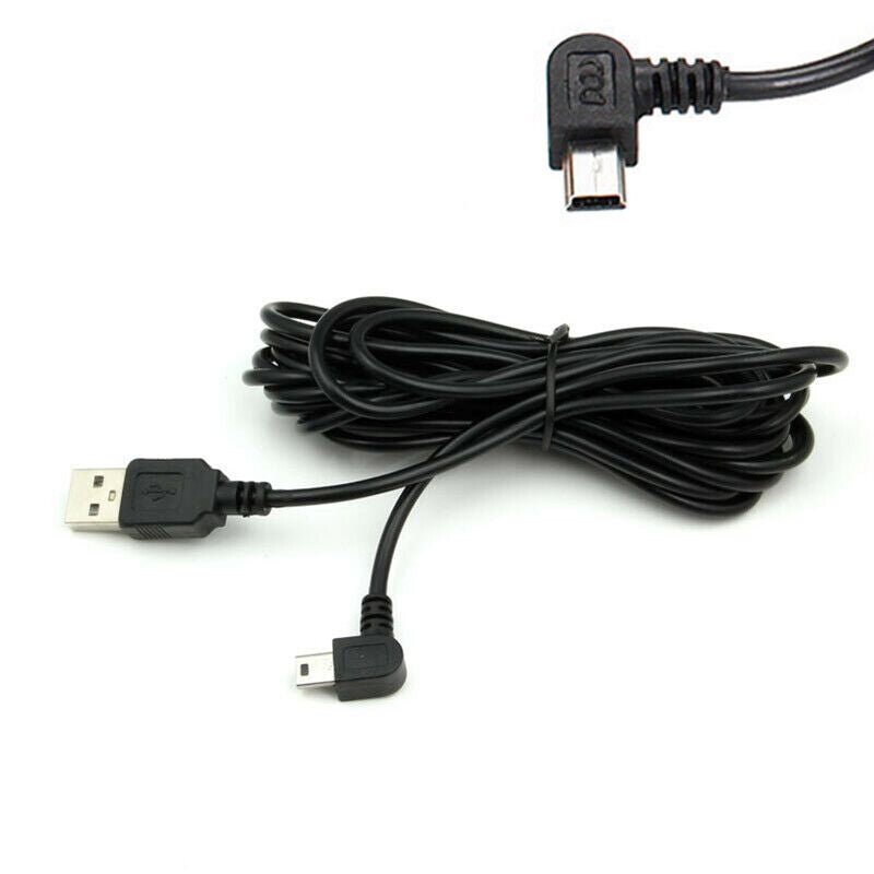 Dash Cam Mini USB Right Turn Extra Long Charging Cable 3.5M Dash Dashboard Lead 6