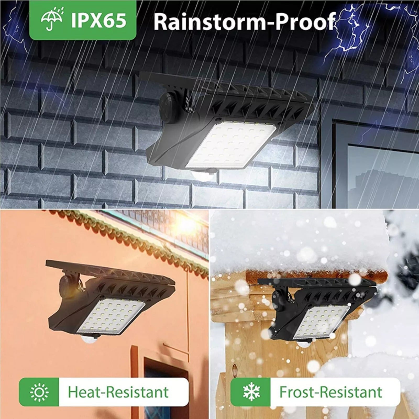 Clip-On Solar LED Light Outdoor Motion Sensor 45 LEDs IP65 Waterproof Security Wall Light 5