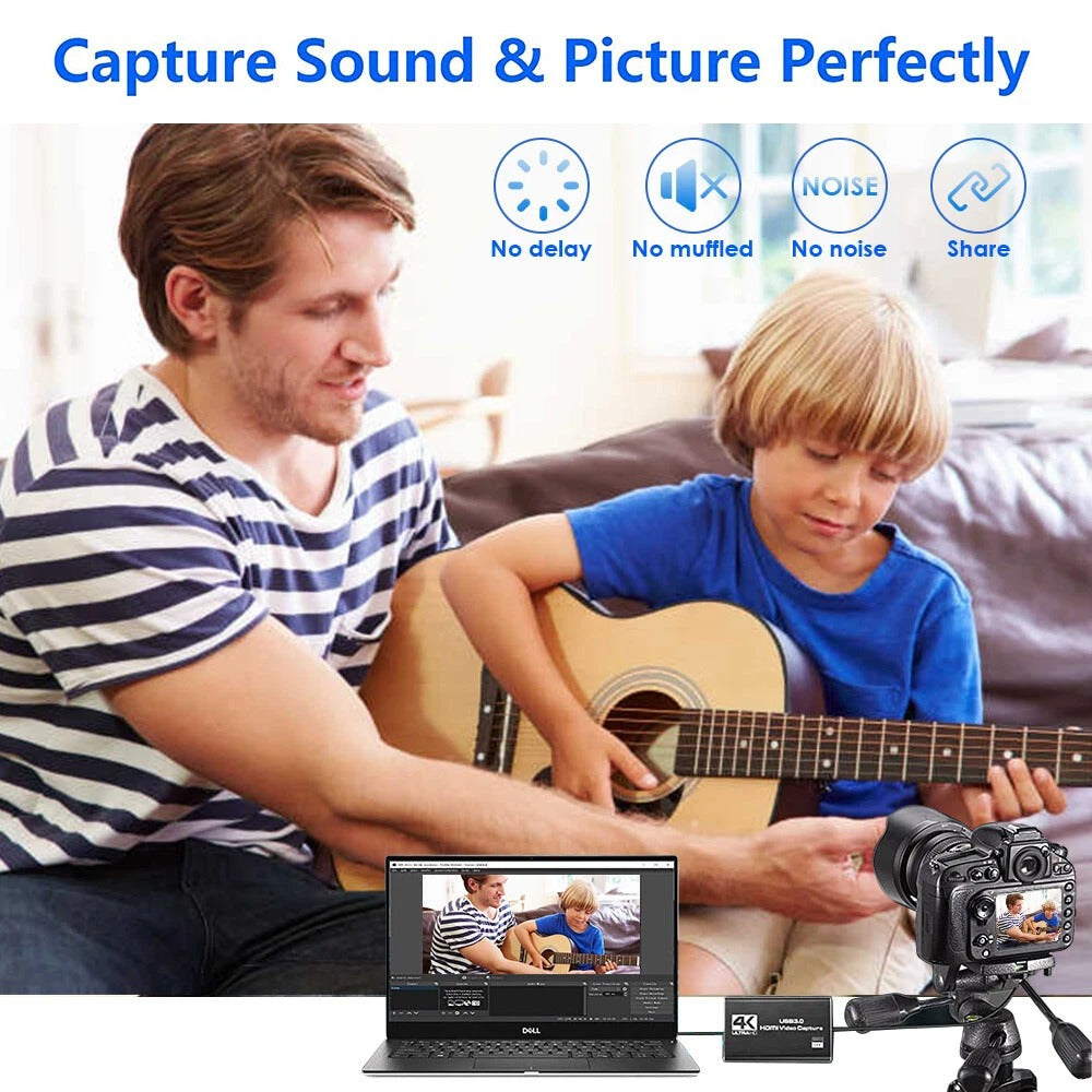 4K 1080P 60FPS HDMI to USB 3.0 Video Capture Card For PS4/PC/OBS Nintendo Switch 7
