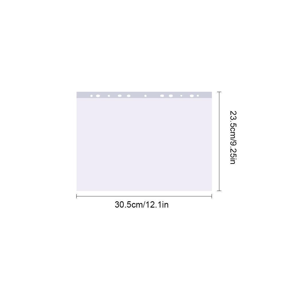 100Pack A4 Sheet Protector Plastic Pockets Bulk Lot Clear Reinforced Folders 7