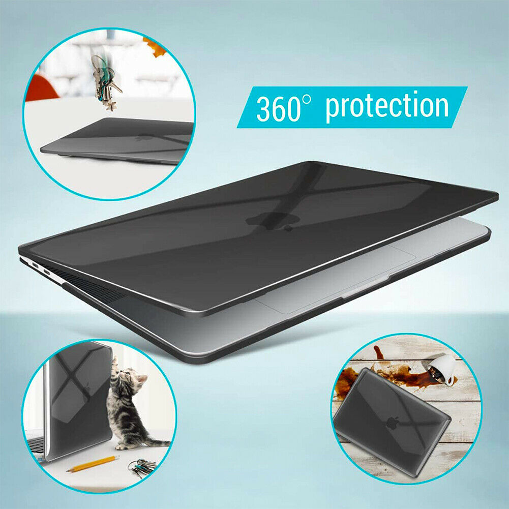 2020 Macbook Pro 13 Inch Case Plastic Hard Case Shell for 2020 Macbook Pro A2251 A2289 A2179(Black) 5