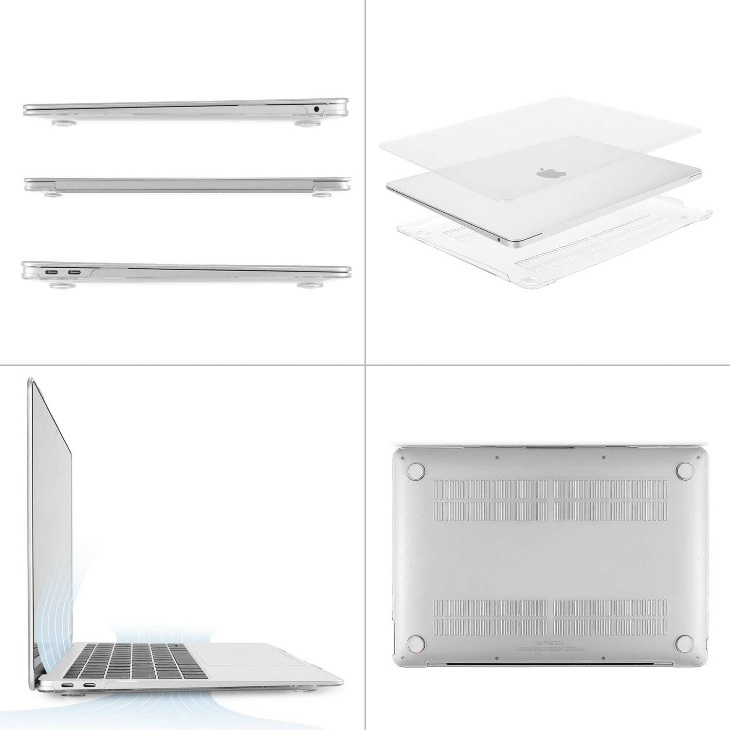 2020 Macbook Pro 13 Inch Case Plastic Hard Case Shell for 2020 Macbook Pro A2251 A2289 A2179(Black) 10