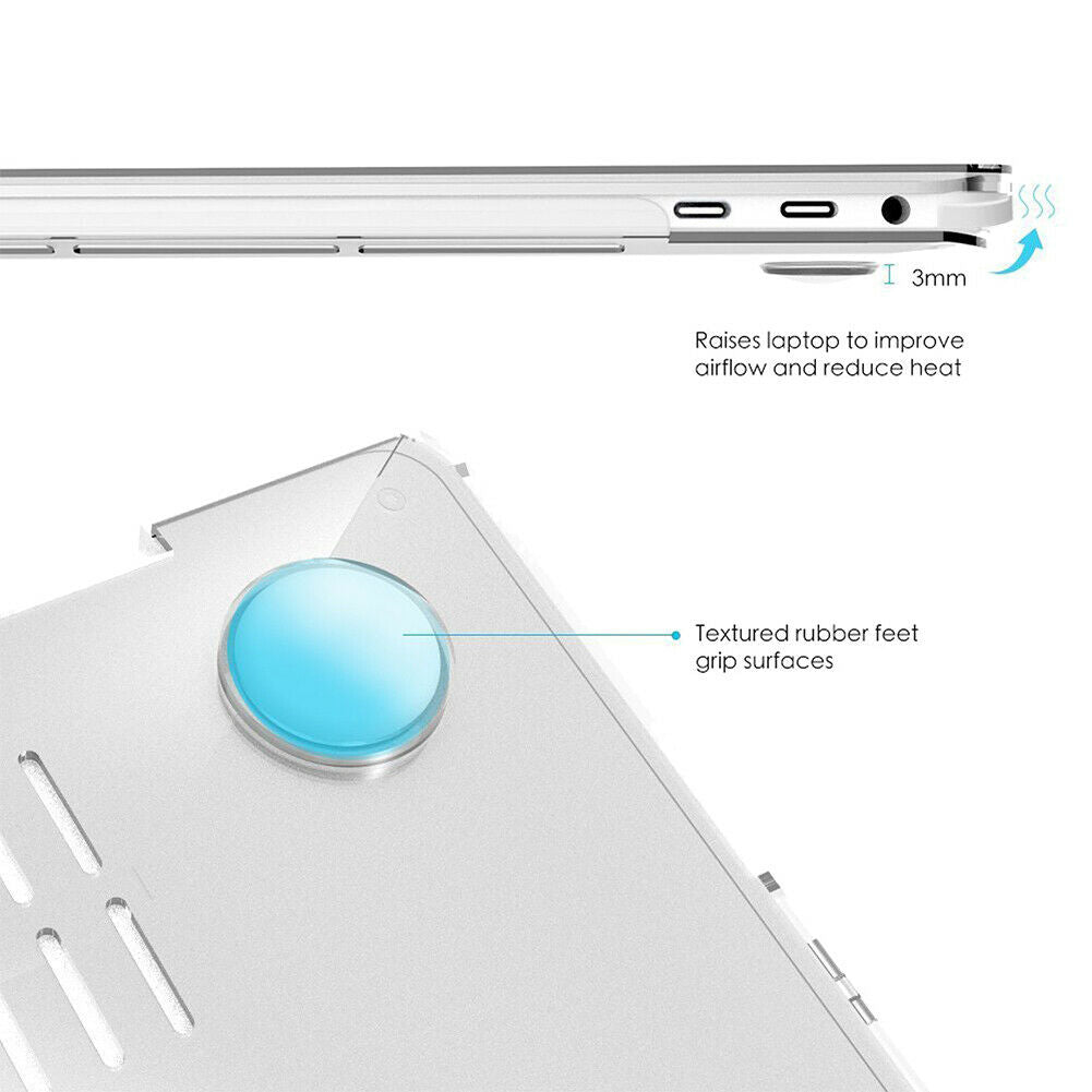 2020 Macbook Pro 13 Inch Case Plastic Hard Case Shell for 2020 Macbook Pro A2251 A2289 A2179(Clear) 7
