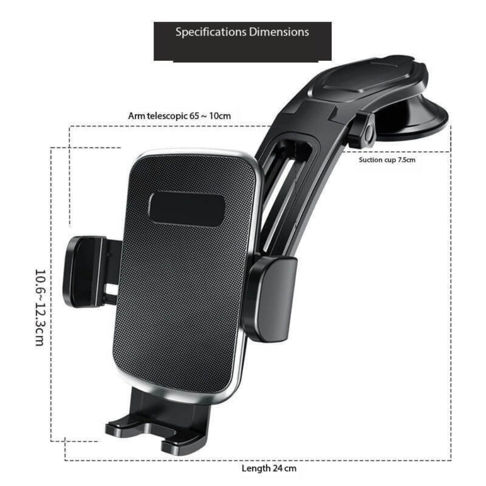 Universal Car Phone Stand Dashboard Hands Free Car Mount Phone Holder 4