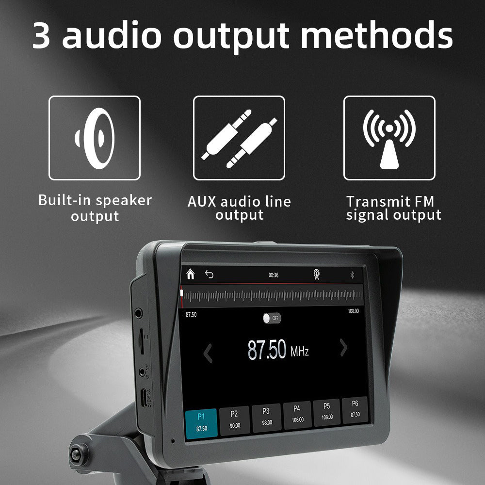 7" IPS HD Touch Screen Apple Android Carplay with Dual Dashcam 64G Card 8