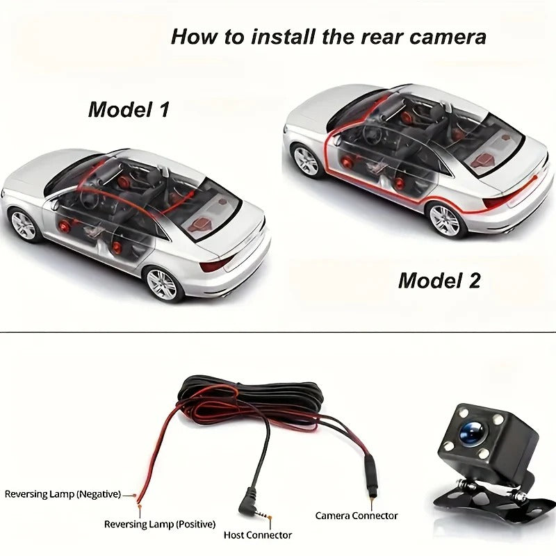 4-Channel 360° Panoramic 1080P HD Dash Cam Comes With 32GB TF Card 8