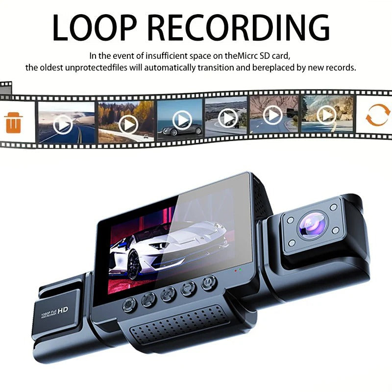 4 Channel 5G WiFi Dashcam FHD 1080P 170° Wide Angle G-Sensor with 64GB Card 9
