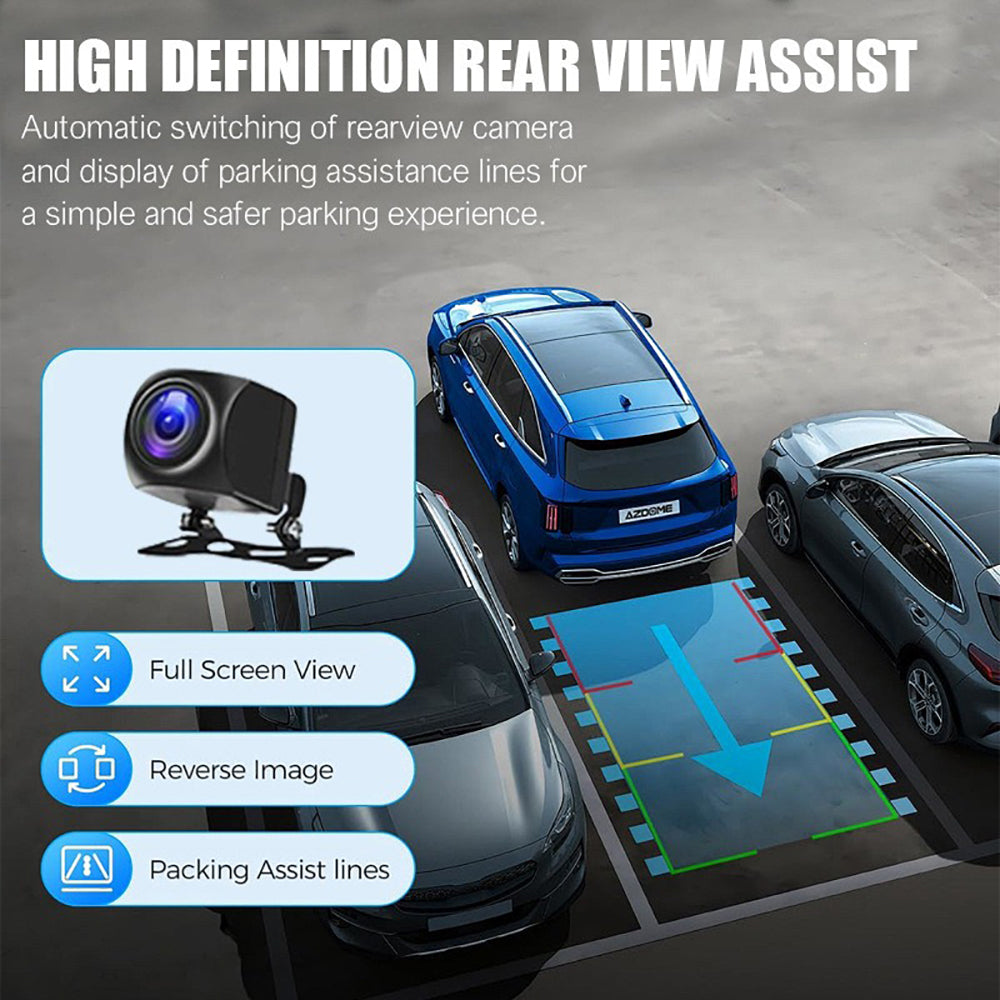 3 Channel 4K+1K+1K Dash Cam WiFi Car DVR Interior Cabin Camera Recorder with 32G Card 7