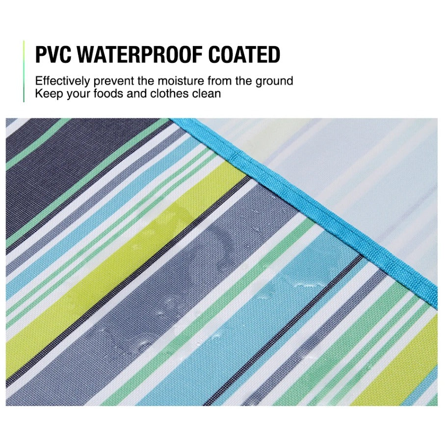 Large Waterproof Thickened Moisture-Proof Outdoor Camping Picnic Mat (Red) 6