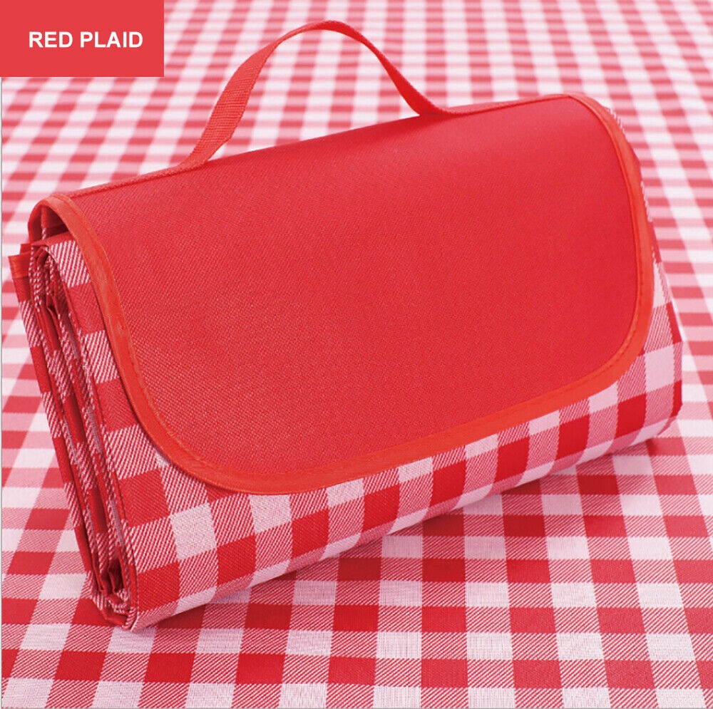 Large Waterproof Thickened Moisture-Proof Outdoor Camping Picnic Mat (Red) 7