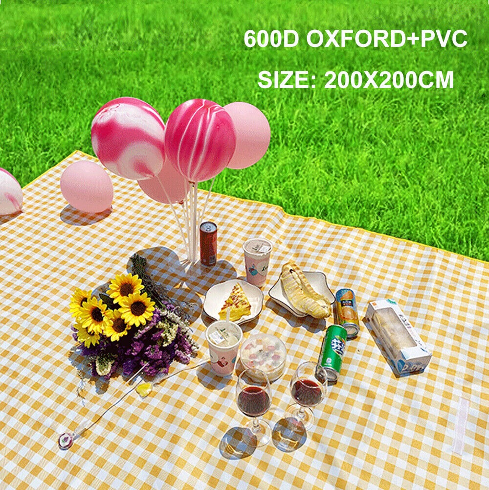 Large Waterproof Thickened Moisture-Proof Outdoor Camping Picnic Mat (Green) 3