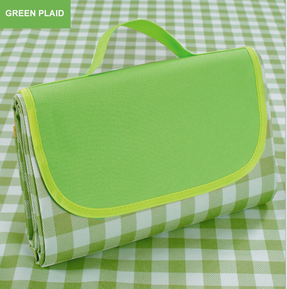 Large Waterproof Thickened Moisture-Proof Outdoor Camping Picnic Mat (Green) 7