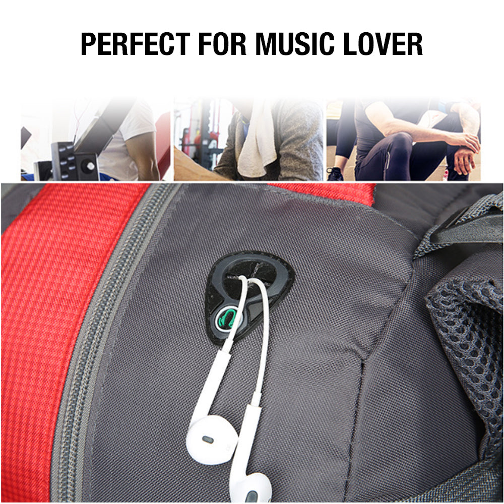 40L Waterproof Outdoor Hiking Backpack Camping Outdoor Trekking Bag(Red) 7