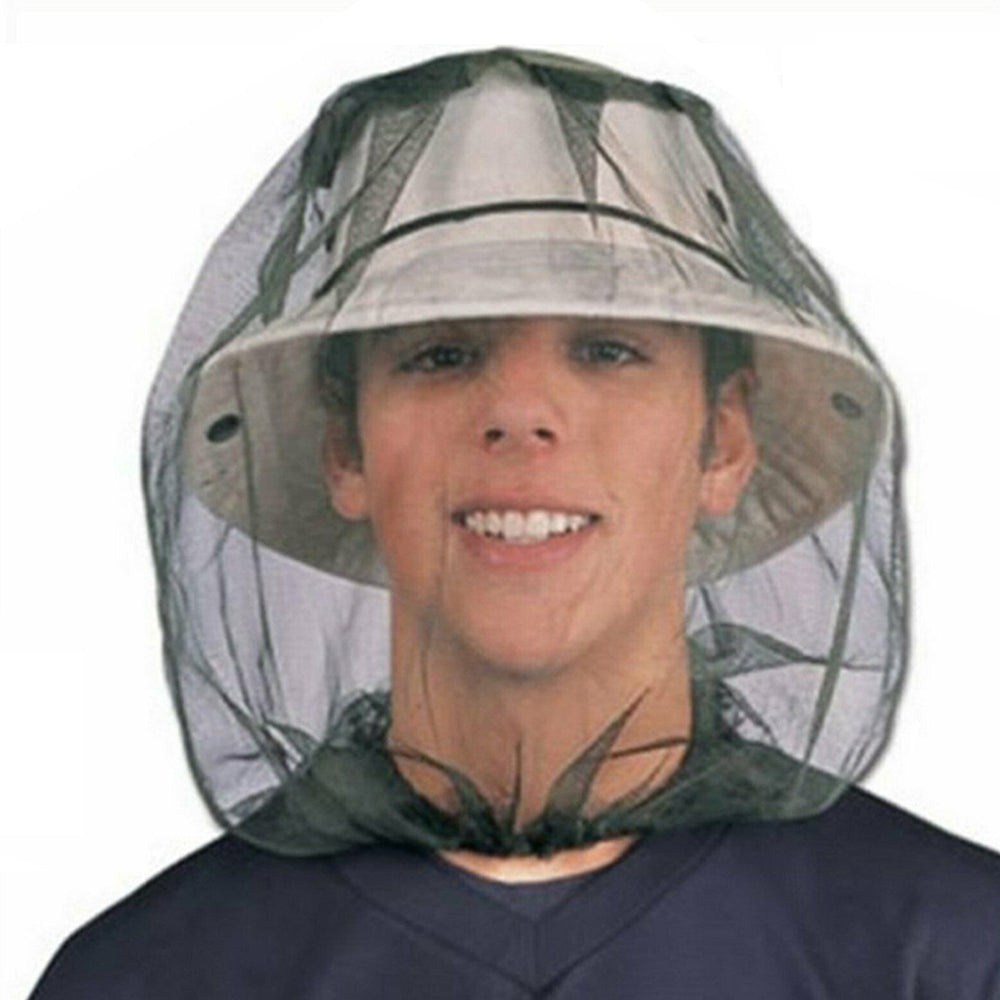 5Pcs Outdoor Head Face Protector Hat Cap For Bee Insect Mosquito Net Mesh Headgear 3