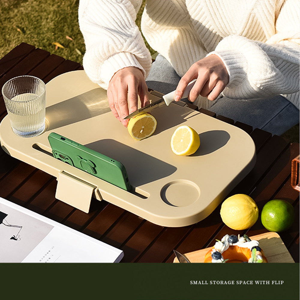 3 In 1 Folding Camping Storage Box Outdoor Food Fruit Container Picnic Table Basket 5