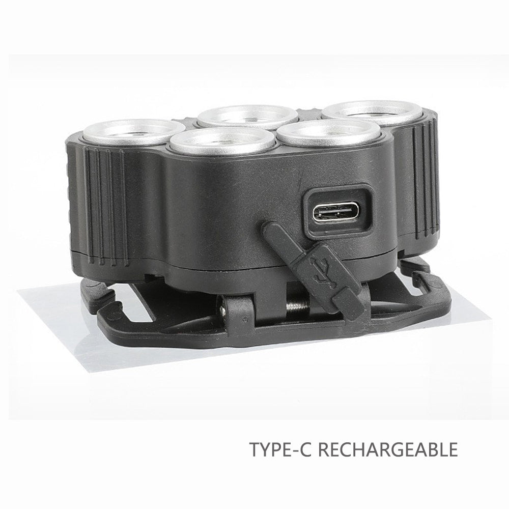 6 Modes LED Head Torch Induction Headlight Camping COB Infrared Strong Lights 8