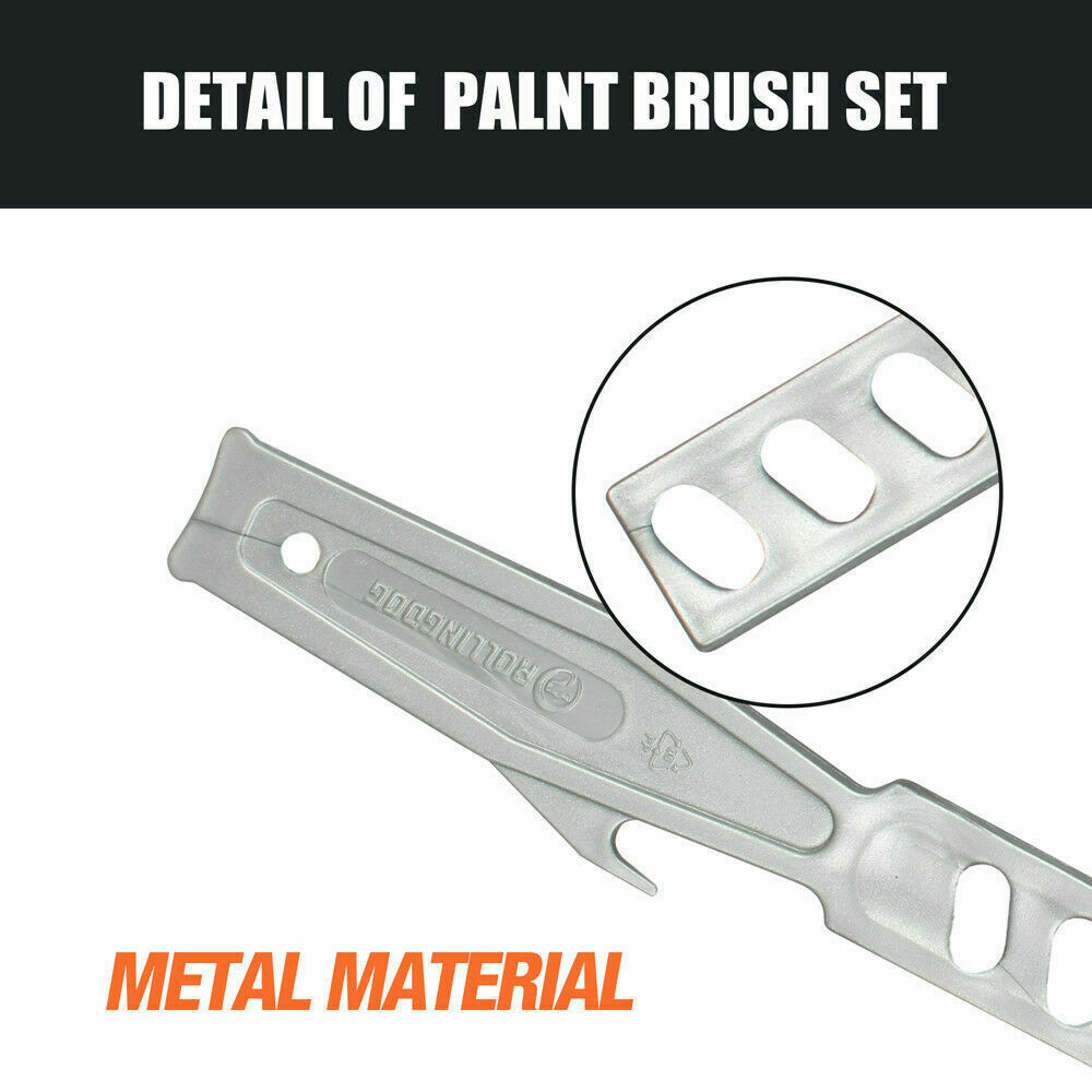 5Pc Paint Brushes Set Artist Acrylic Staining Home Garden Painting Handy Tool 5