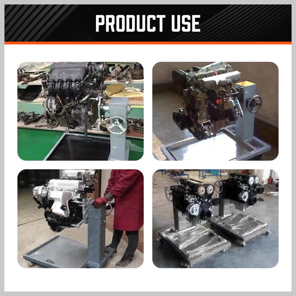 800kg Folding Engine Stand 1763lb Heavy Duty Workshop Auto Crane Hoist Motor 7