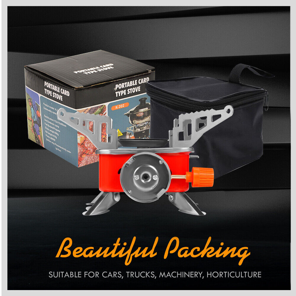 Outdoor Folding Mini Gas Burner Cooking Stove Butane Gas BBQ Hiking AU Stock 8