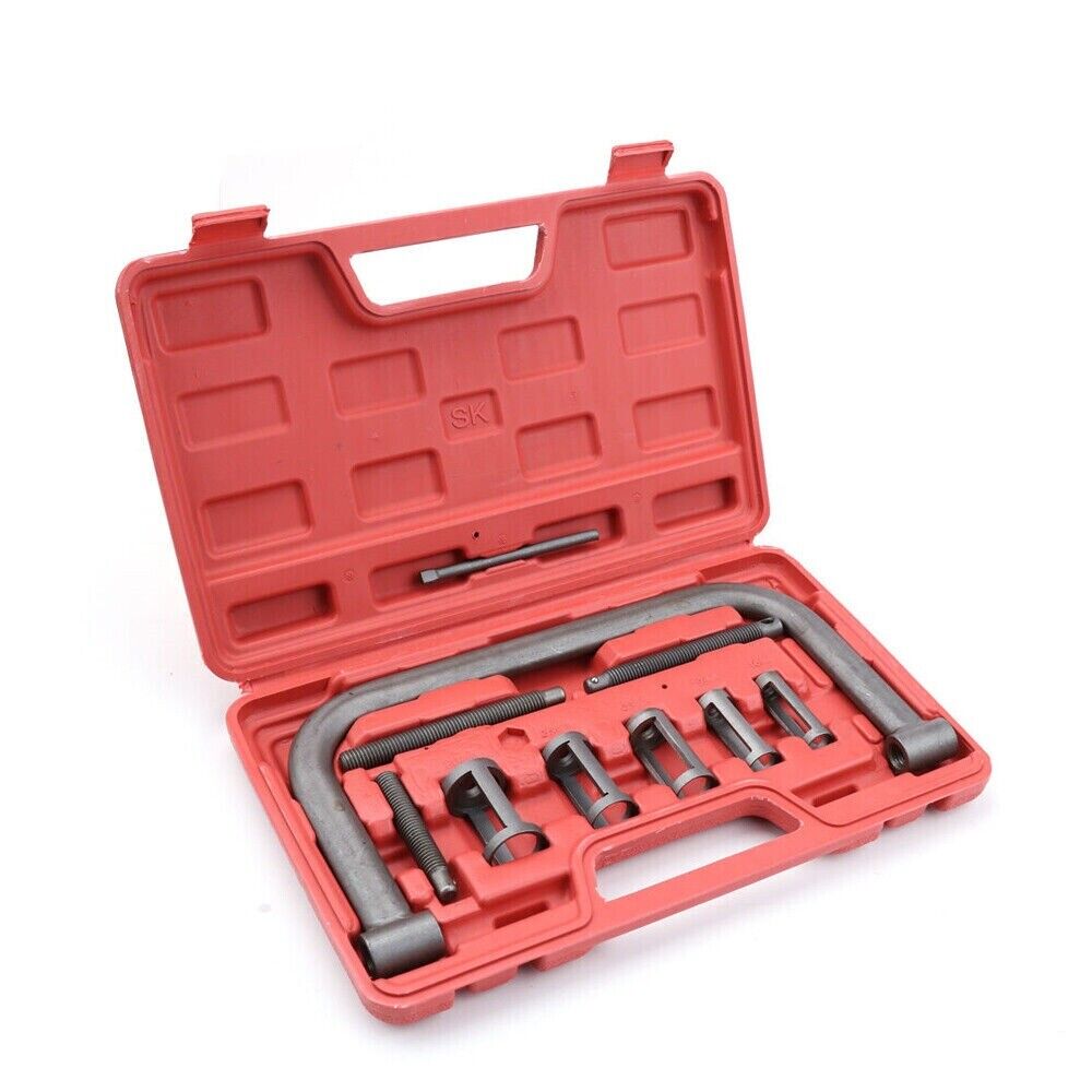 Valve Spring Compressor Removal Installer Tool set fit Car Motorcycle Van Engine 5