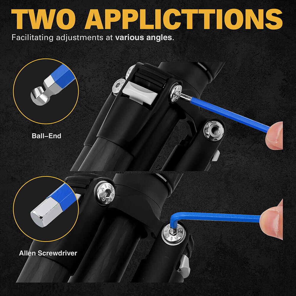 ELEAD 13Pc Extra Large Hex Key Set Long Allen Key Wrench Ball End Metric 2-19mm 6