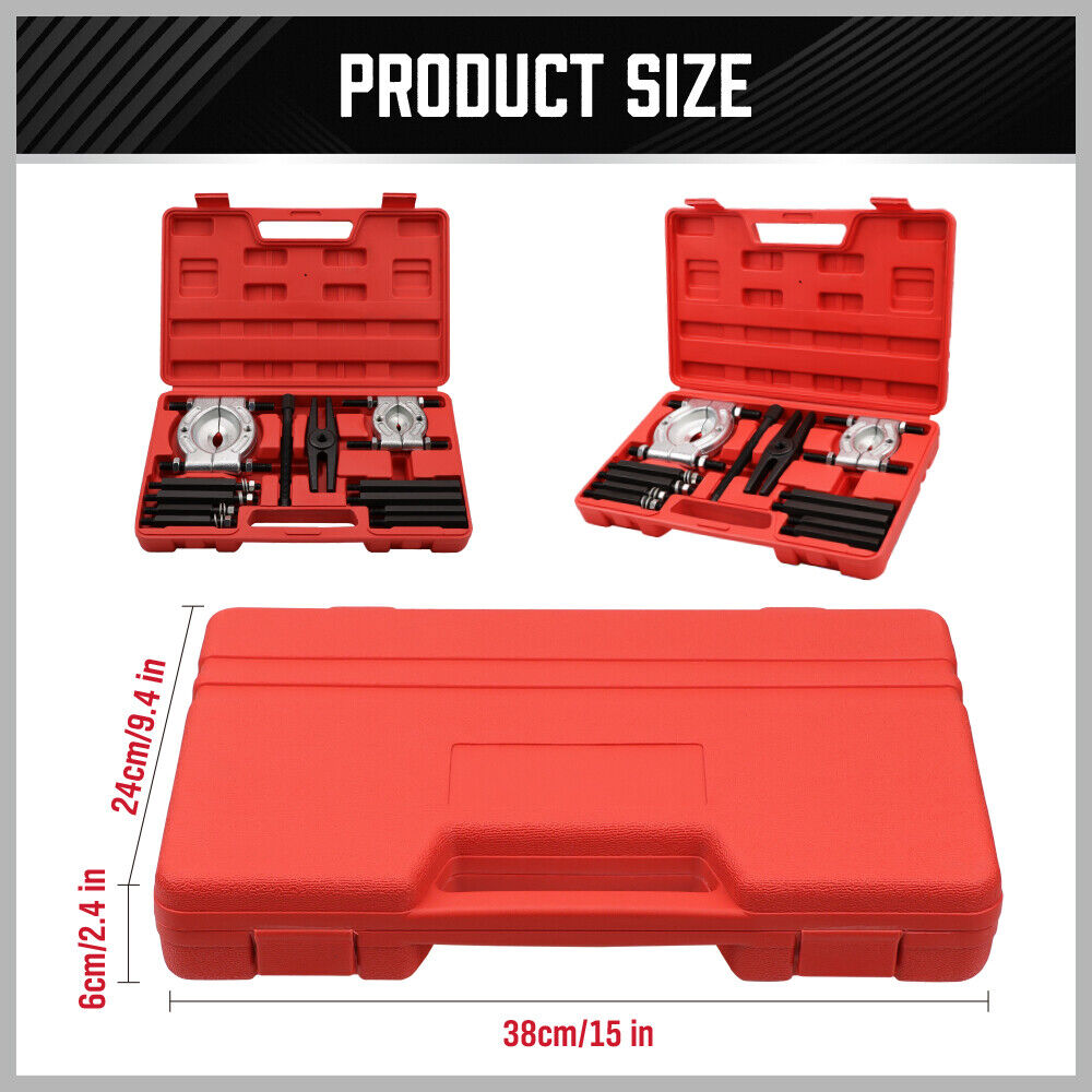 12 Piece Bearing Splitter Gear Puller Fly Wheel Separator Tool Kit Set With Box 9