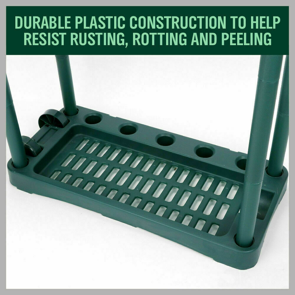 VaKa Garden Farm Shed Garage Tools Storage Rack Handles Organizer Holder 7