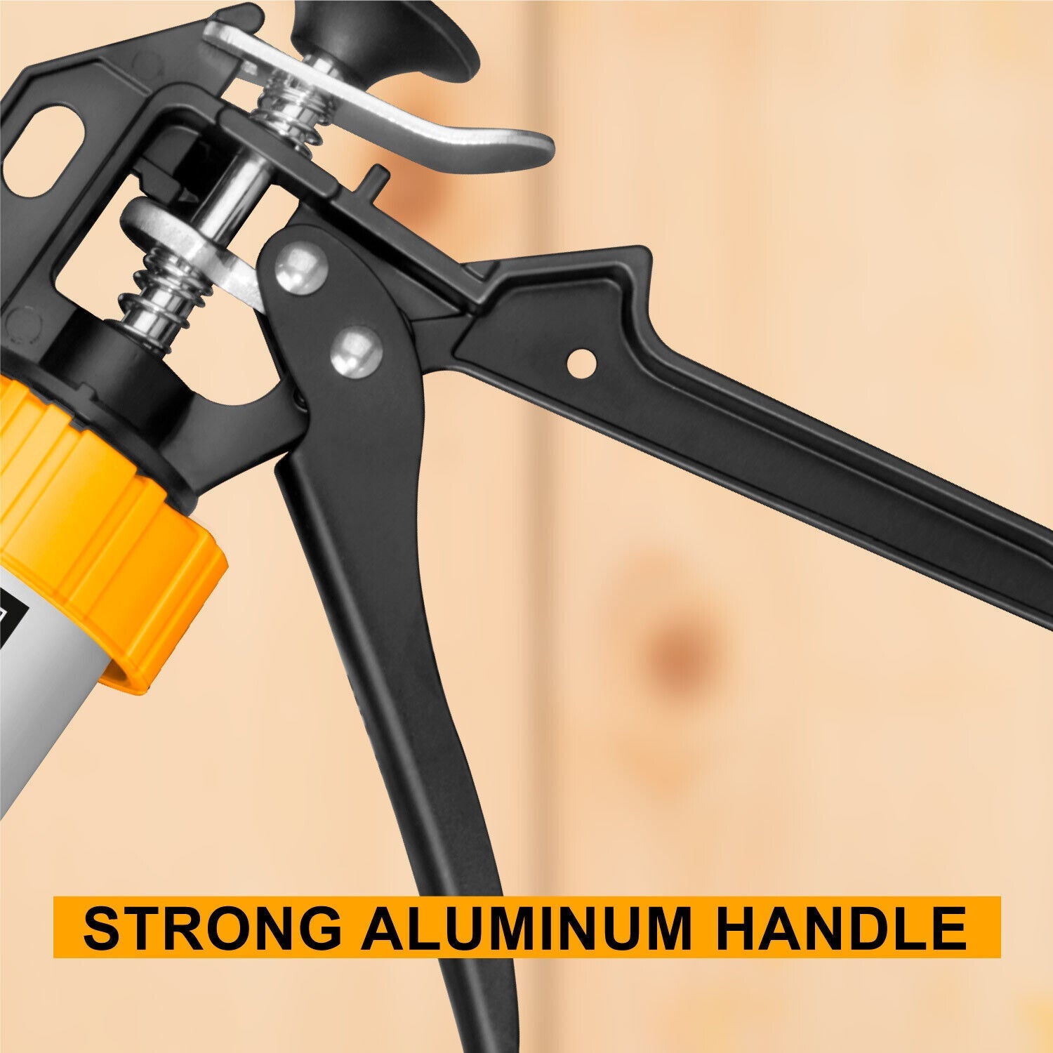 INGCO Aluminum Caluking Gun 9" Sausage Sealing Silicone Sealant Glue 6