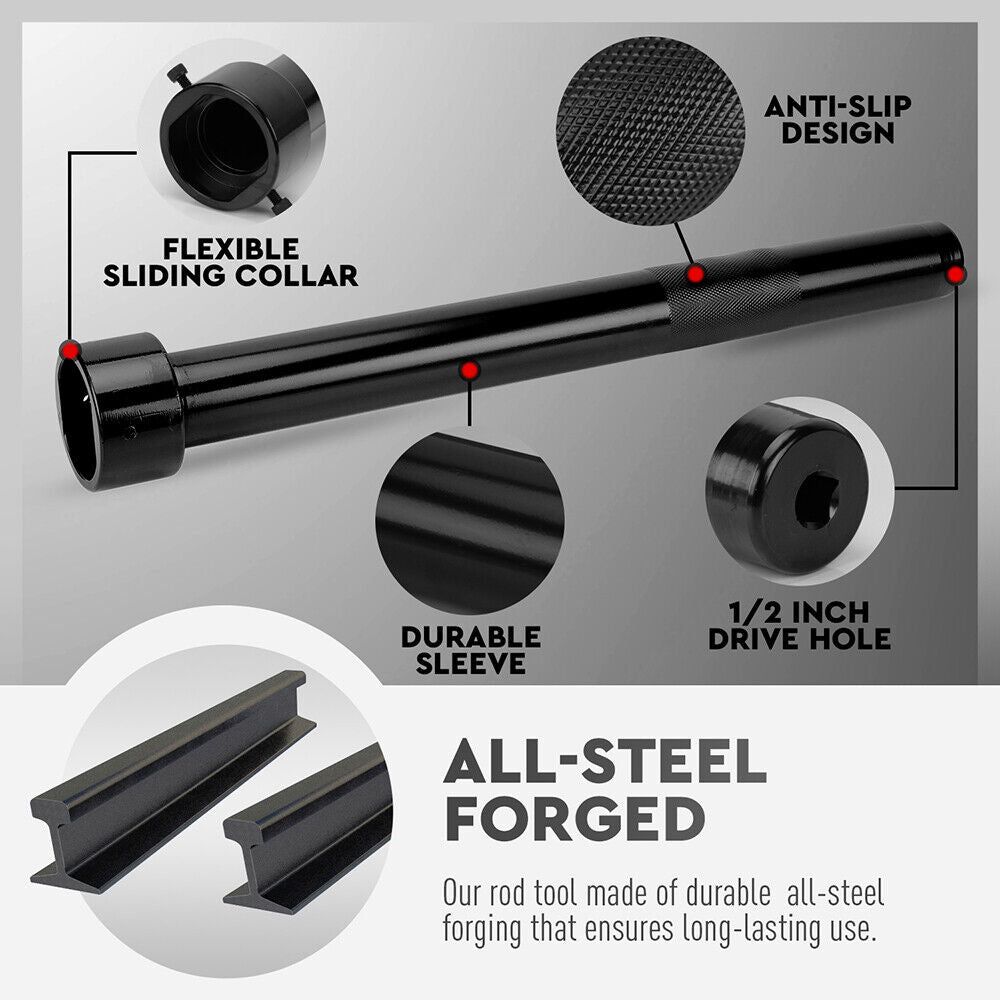 SEDY Inner Tie Rod Removal Tool Kit 1/2 Inch Drive Tube Inner Tie Rods Vehicle 5