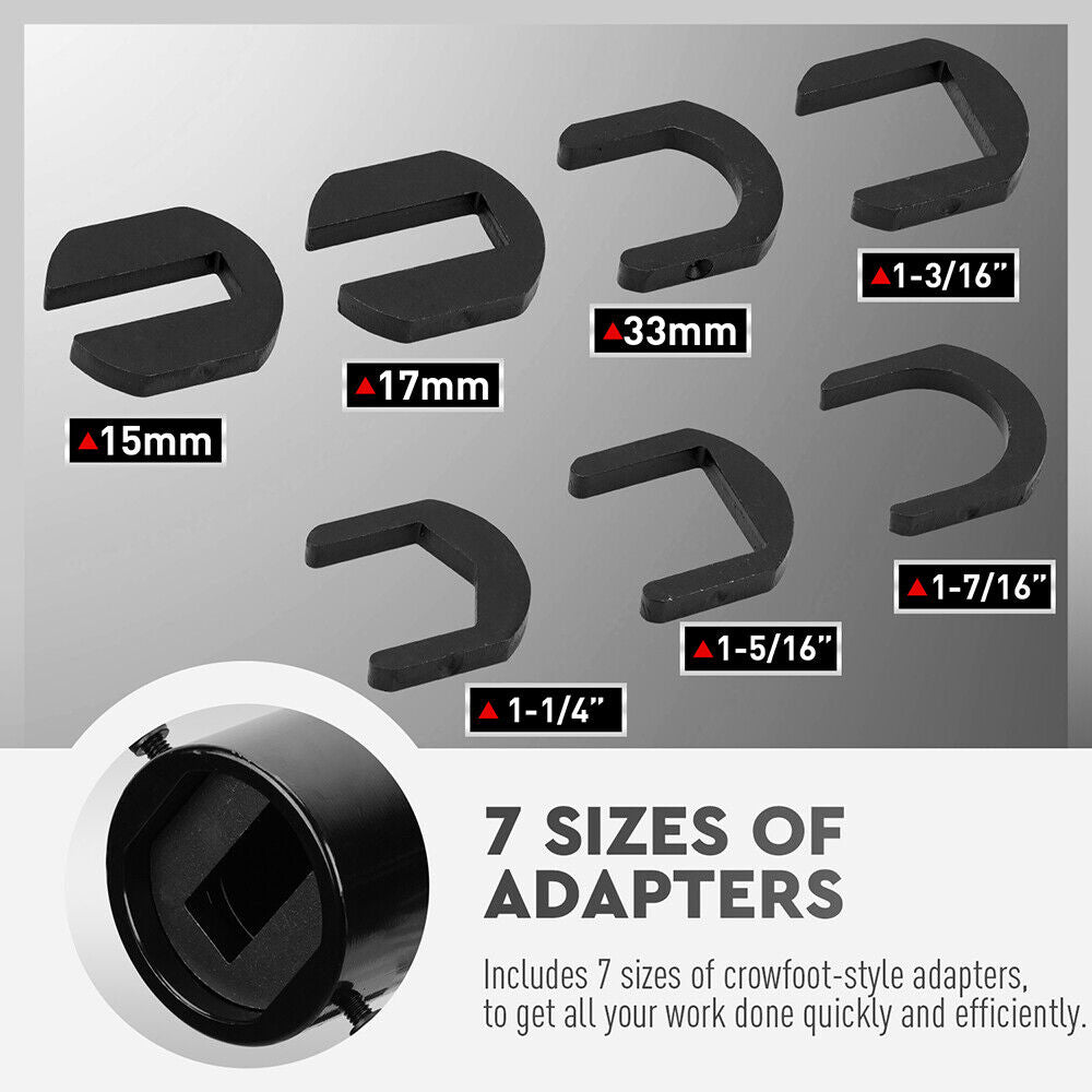 SEDY Inner Tie Rod Removal Tool Kit 1/2 Inch Drive Tube Inner Tie Rods Vehicle 6
