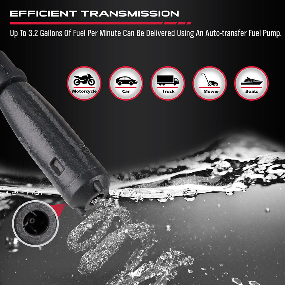 Multipurpose Fuel Transfer Pump Battery Powered Gasoline Hose Transfer Pump Au 7