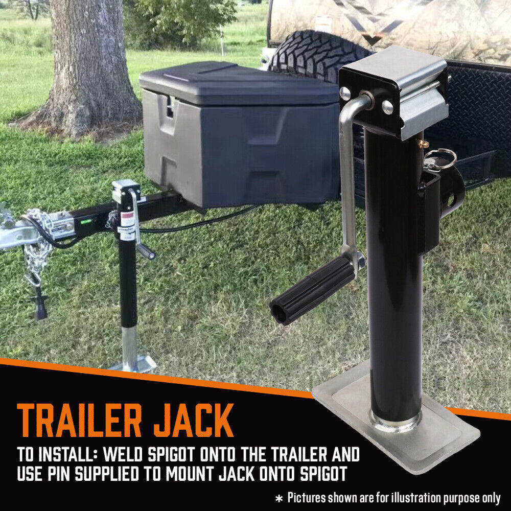 Trailer Caravan Canopy Jack Stand 2267kg 5000lbs Heavy Duty Solid Weld Bracket 10