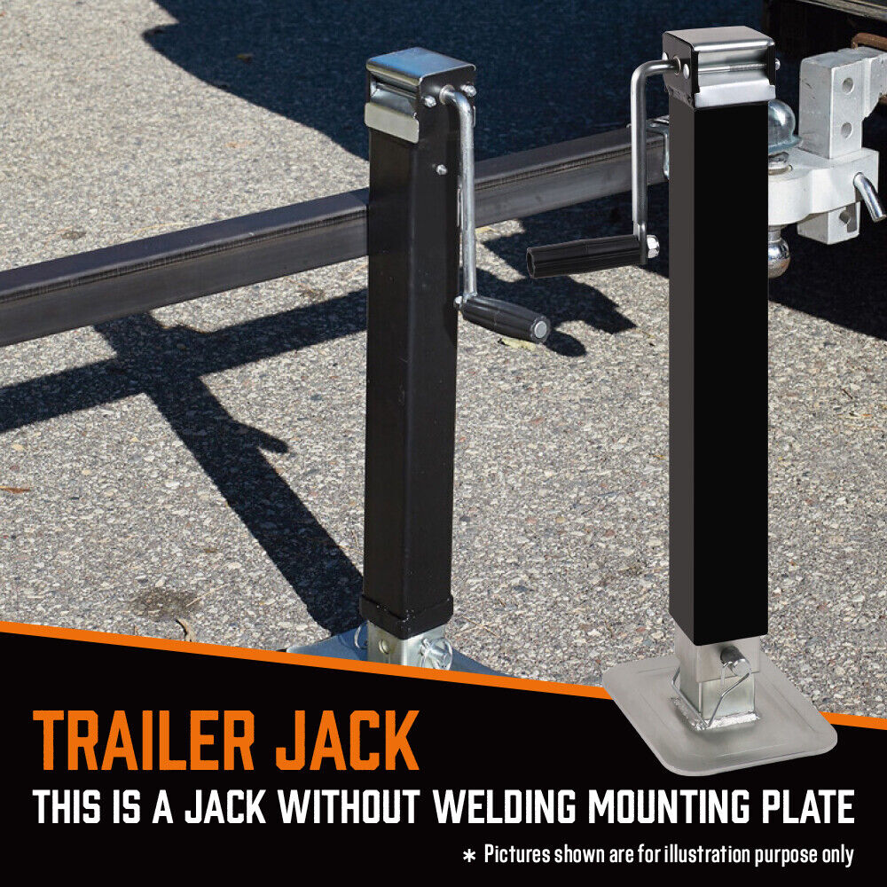 4x Trailer Caravan Canopy Jack Leg Stand Heavy Duty 3175KG 7000lbs Side Handle 9