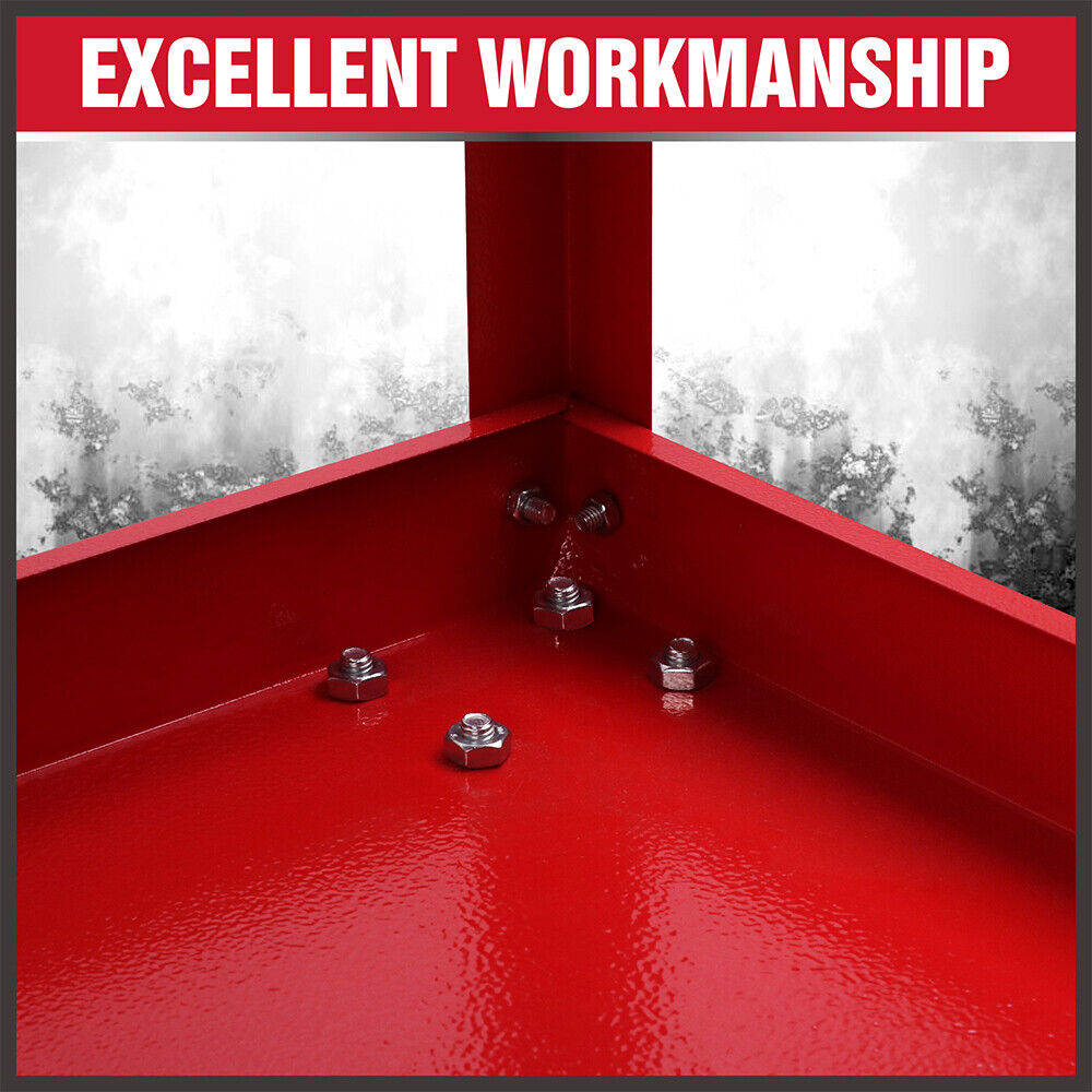 Blue 3-Tier Tool Cart Trolley Toolbox Workshop Garage Storage 150KG Organizer Garage 6