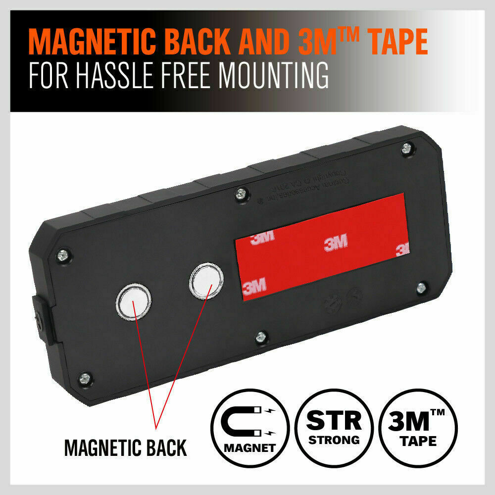 LED Light Camping Portable Magnetic Garage Work Auto Repair Torch Super Bright 6