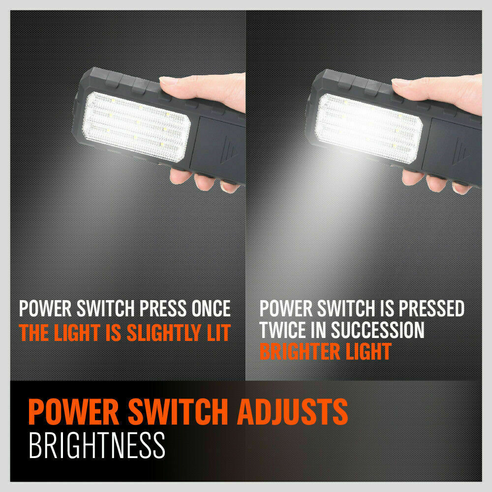 LED Light Camping Portable Magnetic Garage Work Auto Repair Torch Super Bright 8