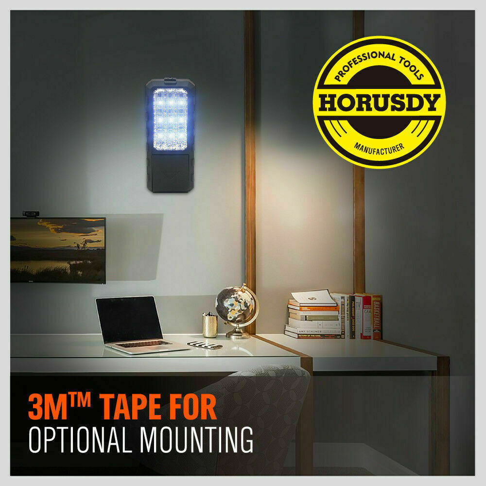 LED Light Camping Portable Magnetic Garage Work Auto Repair Torch Super Bright 12