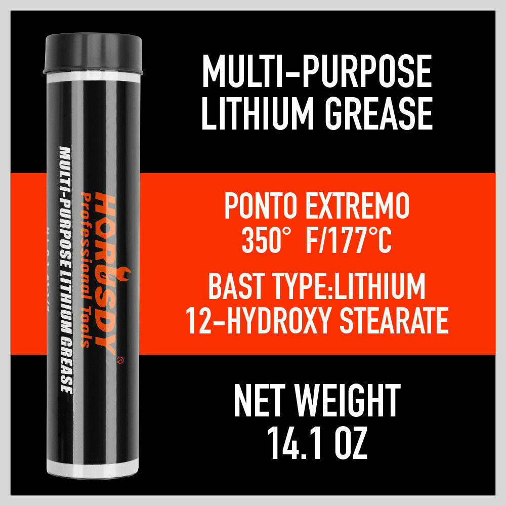 18'' Manual Pistol Grip Grease Gun Flow Pressure 4500PSI Flexi Hose & Coupler 9