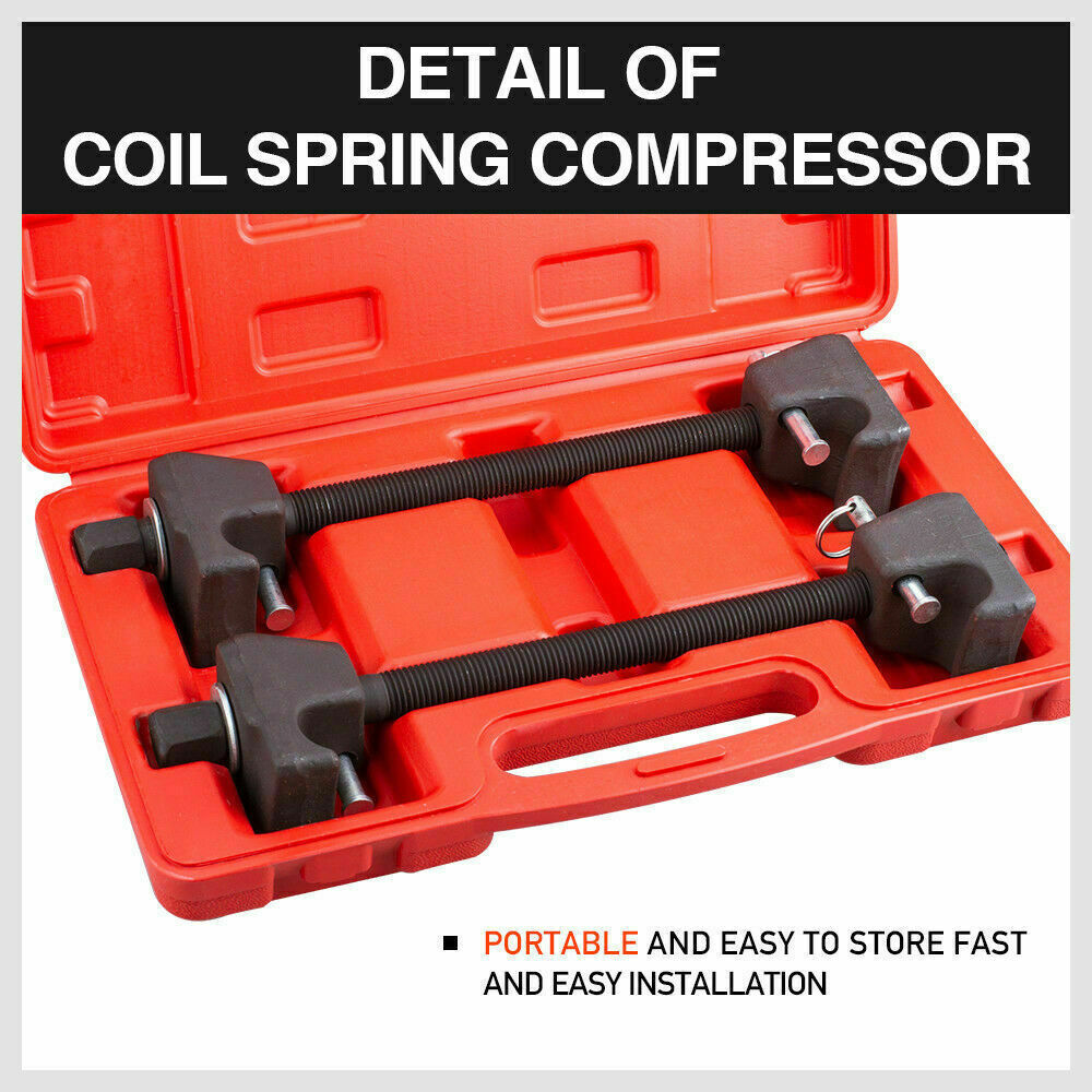 2Pc Heavy Duty Coil Spring Compressor Clamp Car Truck Shocker Struts Replace 6