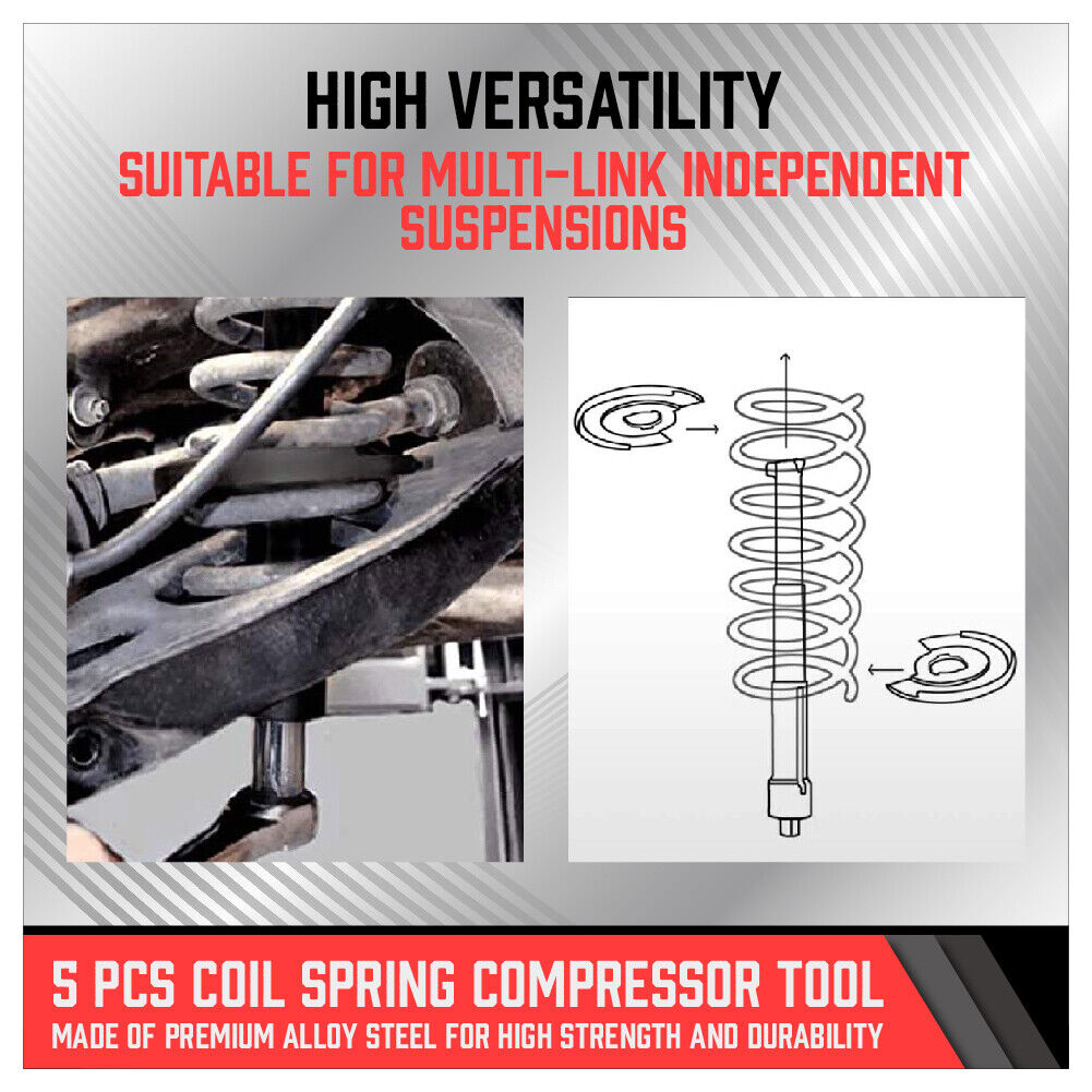 Coil Spring Compressor Tool Strut Front Rear Suspension Repair for Mercedes Benz 5