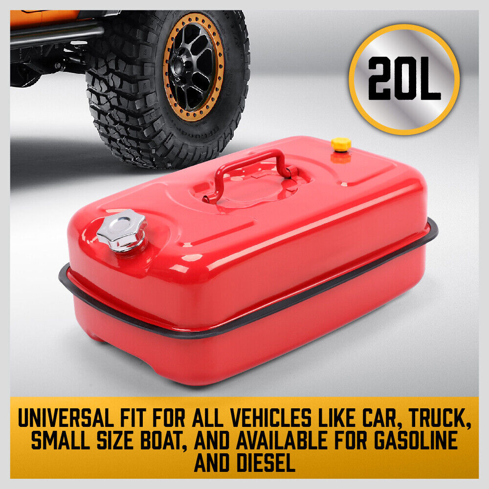 20L Fuel Can Jerry Can Petrol Diesel Spare Container Portable Fuel Tank 3
