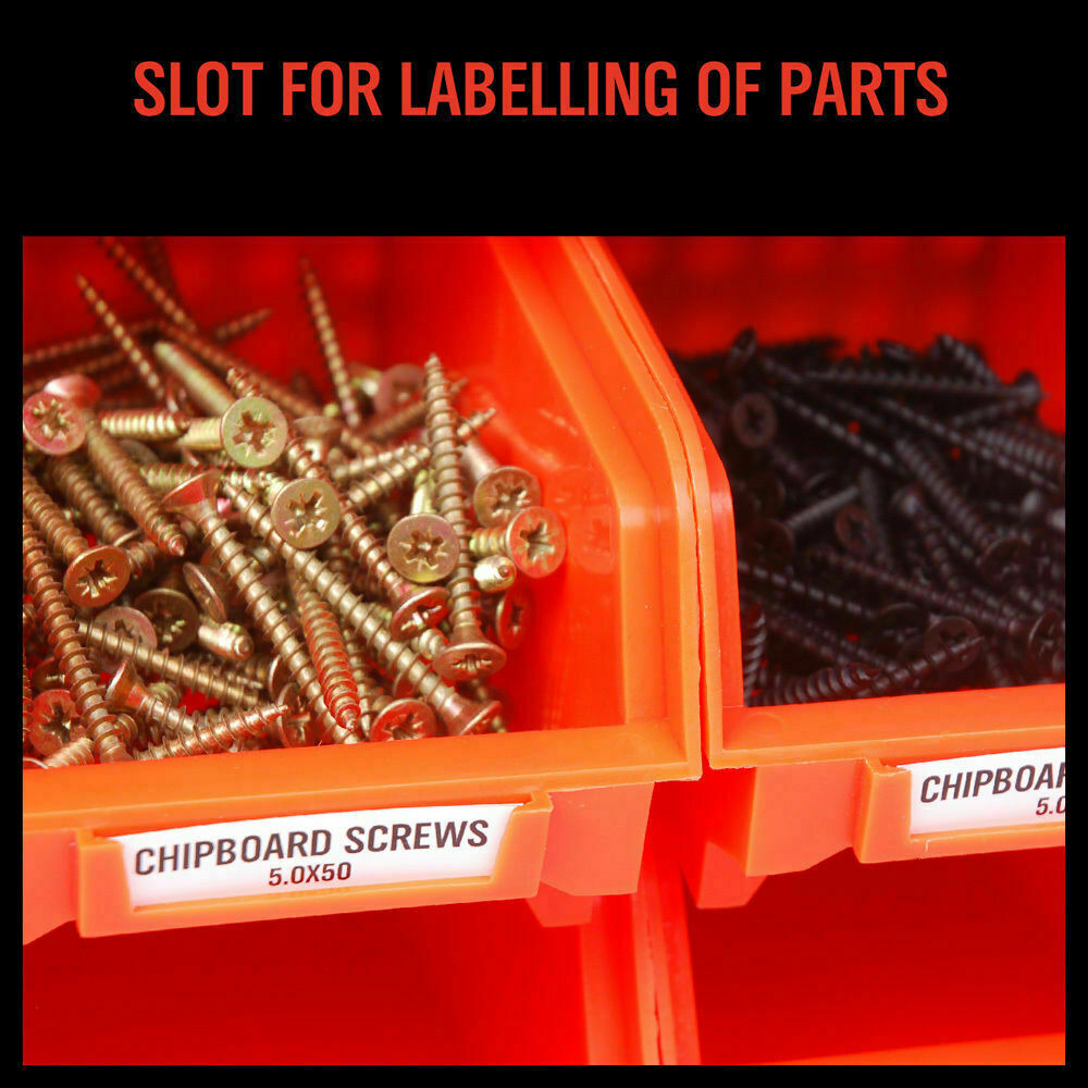 30 Bins Tool Storage Wall Mounted Organiser Parts Garage Workshop Box Heavy Duty 6