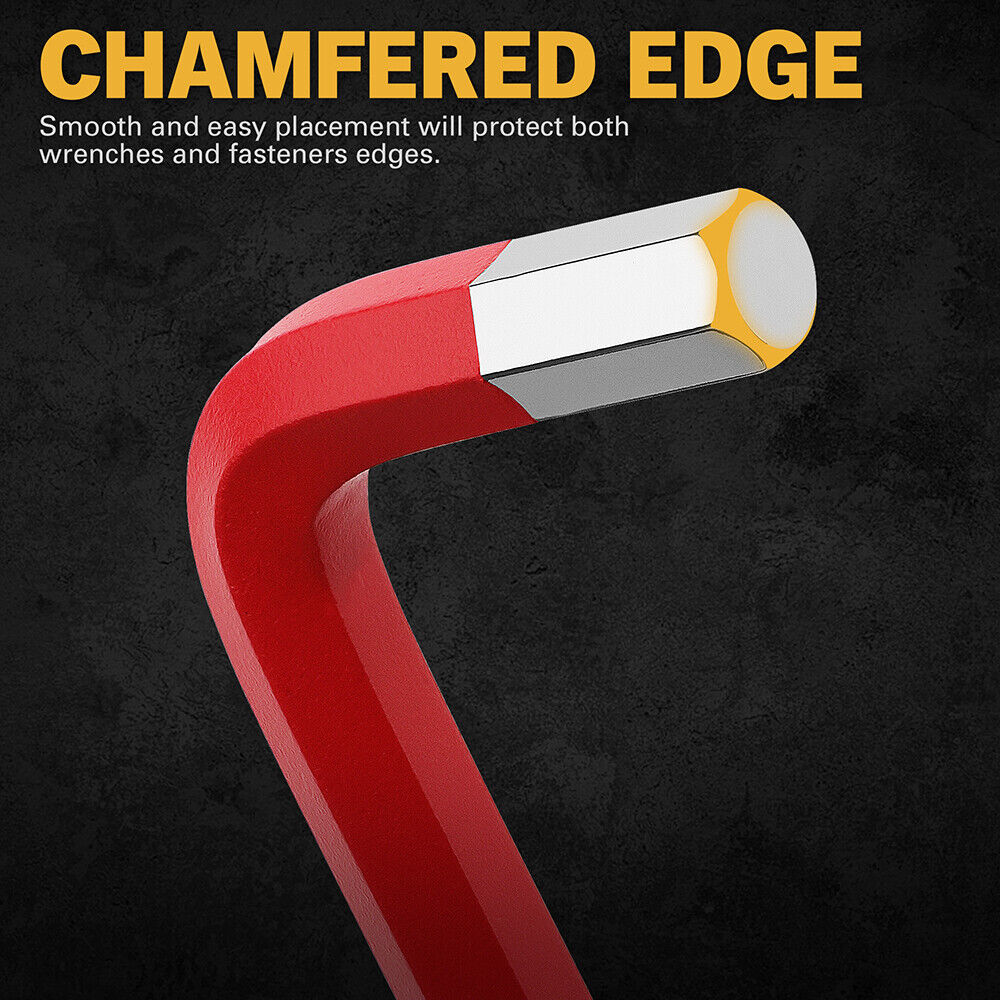 ELEAD 13Pc Extra Large Hex Key Set Long Allen Key Wrench Ball End SAE 5/64"-3/4 9