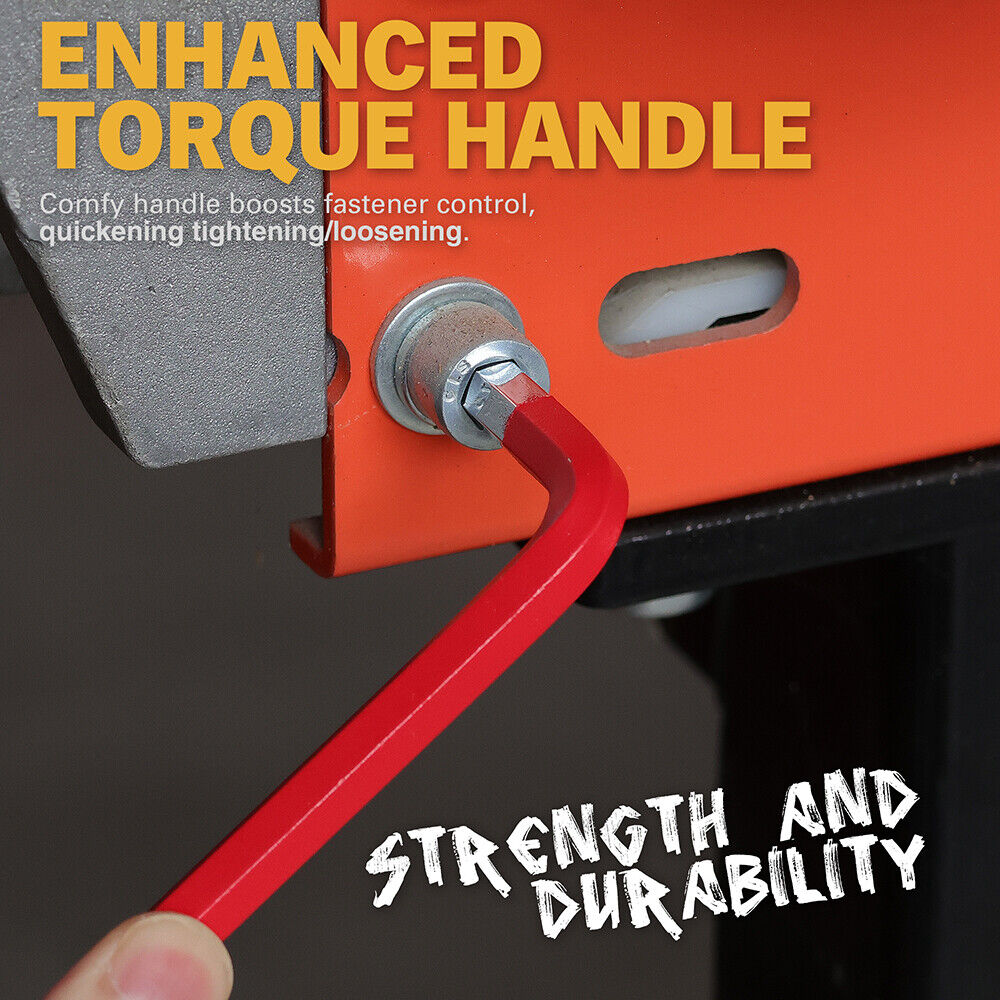 ELEAD 13Pc Extra Large Hex Key Set Long Allen Key Wrench Ball End SAE 5/64"-3/4 10