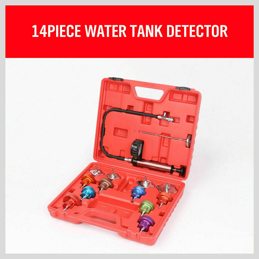 Universal Cooling System Radiator Pressure Tester Gasket Test Kit Leak Detector 3