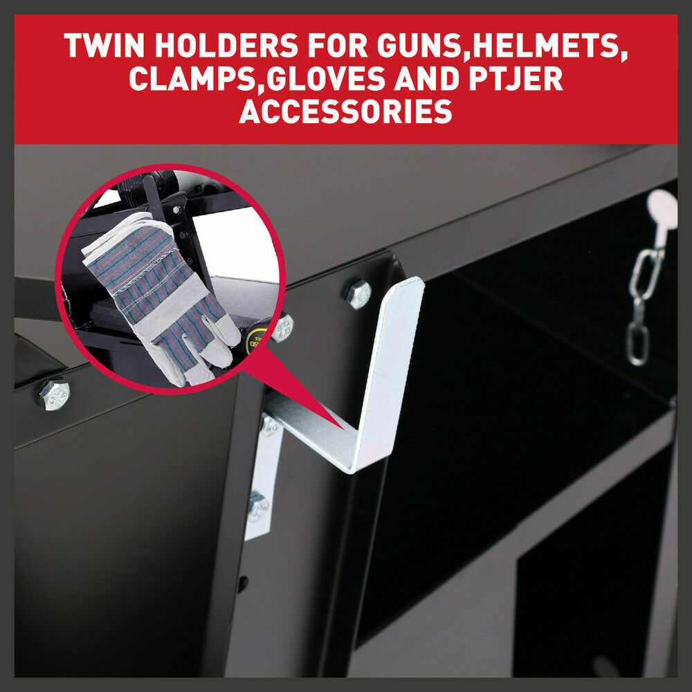 New 4-Drawer Welding Trolley Cart Welder Cabinet MIG TIG ARC Plasma Cutter Bench 10