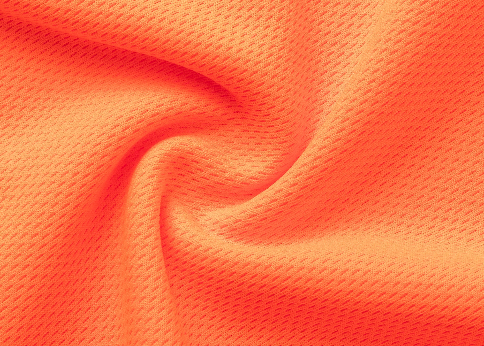 HI VIS Long Sleeve Workwear Shirt w Reflective Tape Cool Dry Safety Polo 2 Tone, Fluoro Orange / Navy, L 6