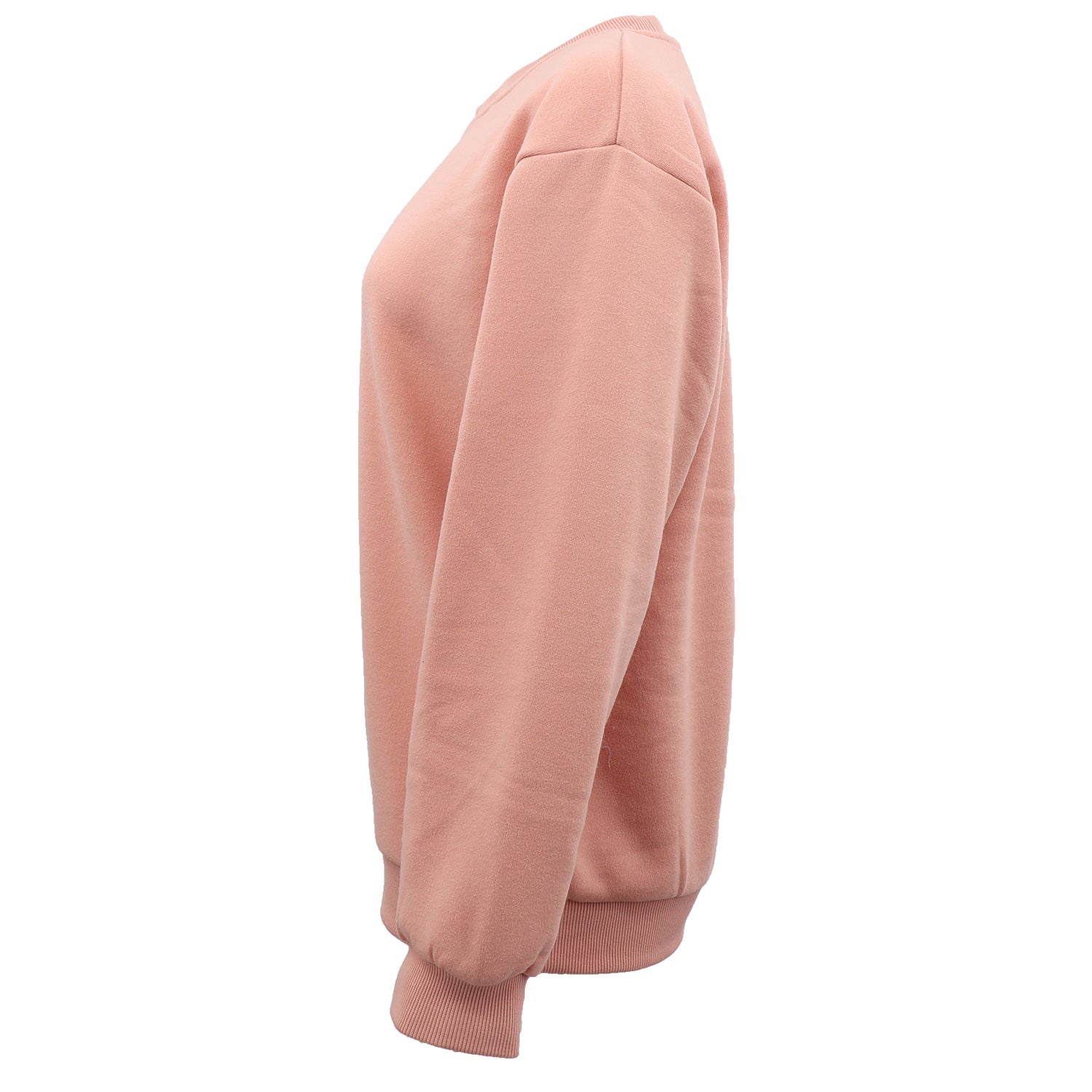 New Adult Unisex Plain Pullover Fleece Jumper Mens Long Sleeve Crew Neck Sweater, Navy, S 4